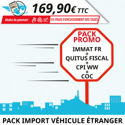[Pack Promo] Import + WW + Quitus Fiscal + COC