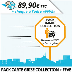 [Pack Promo] Passage carte grise collection + attestation FFVE