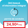 Relevé d'Information Intégral permis de conduire (RII)