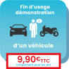 Comment mettre fin à l'usage de démonstration d'un véhicule ?