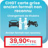 Changement de titulaire avec carte grise ancien format FNI non reconnu SIV