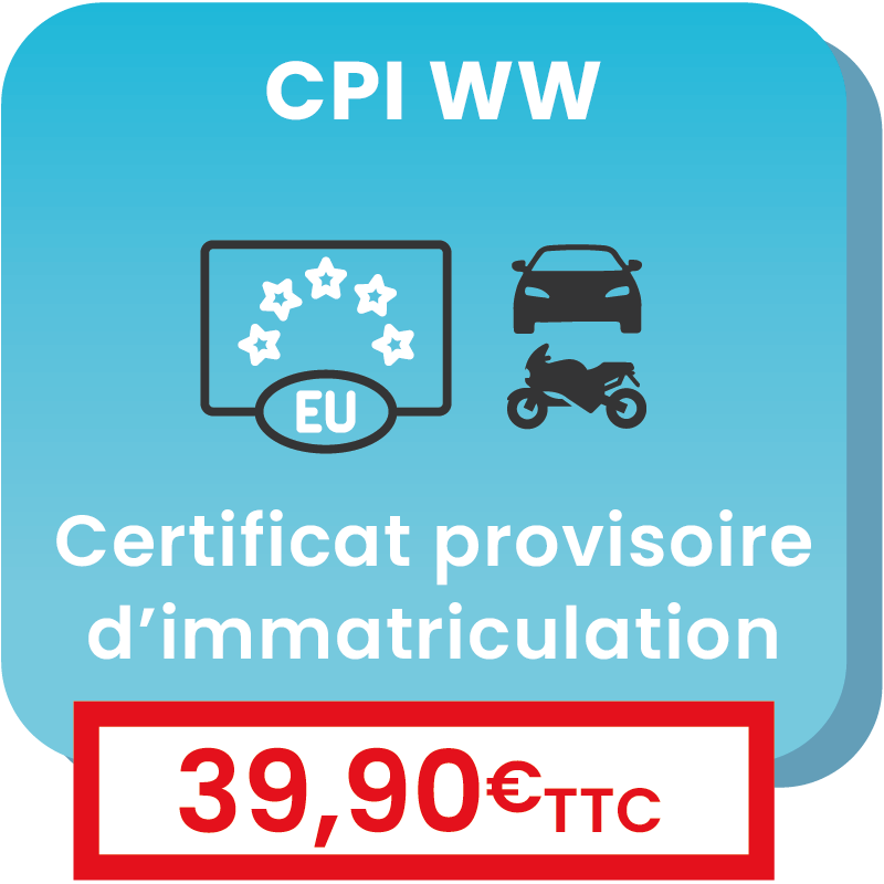 Comment obtenir une immatriculation WW temporaire pour un véhicule ?