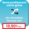 Démarche pour faire sa carte grise au nouveau format d'immatriculation