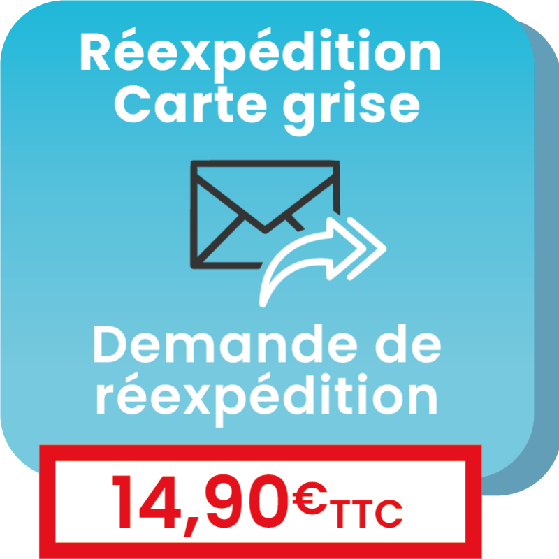 Réexpédition d'une carte grise effectuée sur cartegrisemarseille.fr