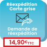 Réexpédition d'une carte grise effectuée sur cartegrisemarseille.fr