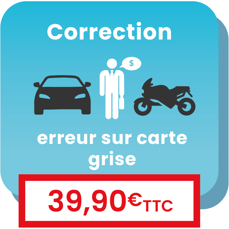 Démarche pour corriger une erreur sur mon certificat d'immatriculation
