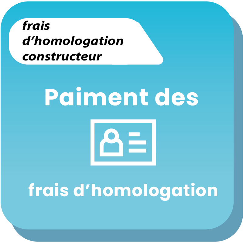Frais d'homologation du constructeur pour l'obtention du COC