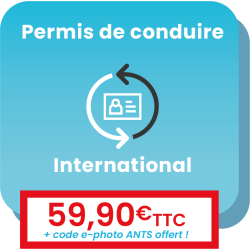 Démarche en ligne : Demande permis de conduire français international