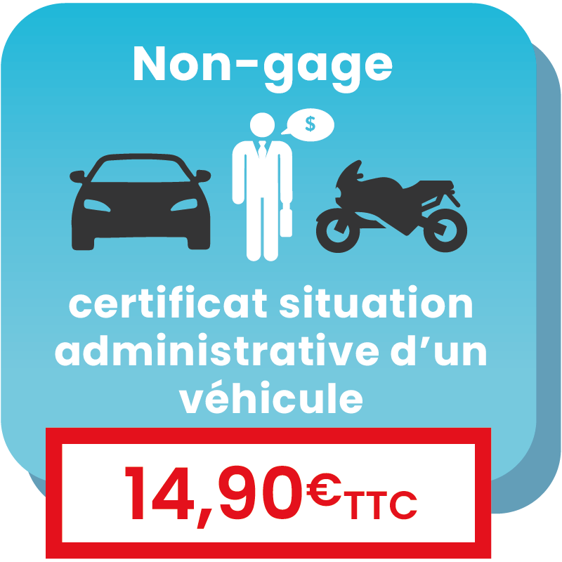 Certificat de situation administrative détaillée (non gage)