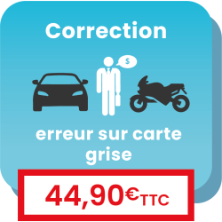 Correction d'une erreur de...